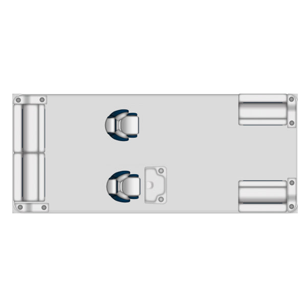 Deluxe 18'-22' Dual Bucket Traditional Pontoon Furniture Set