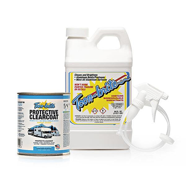 Aluminum Cleaner and Clear Coat Kit