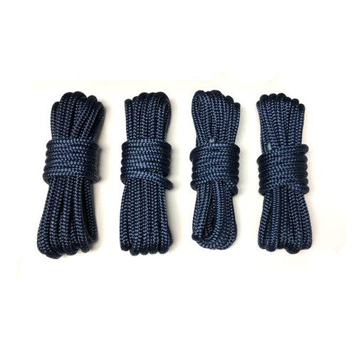 Navy Dock Line 4 Pack 3/8" X 15'
