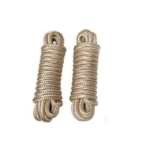 Gold / White Dock Line 2 Pack 1/2" X 15'