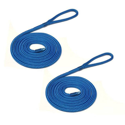 Blue Double Braid Fender Line