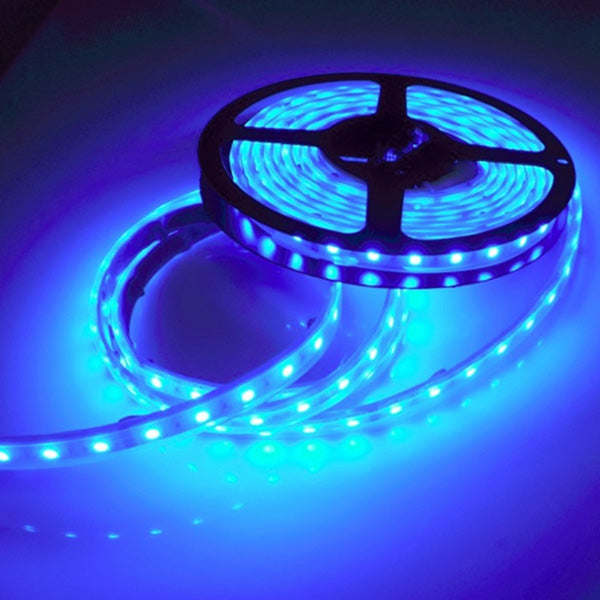Blue LED Flat Flexible Ribbon Strip Light Kit