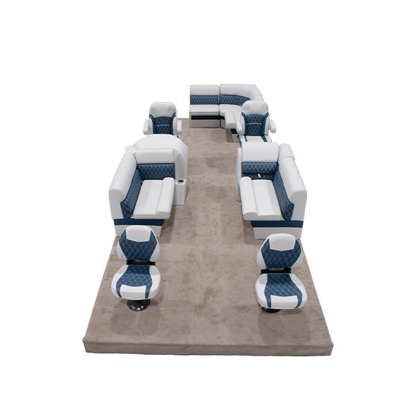 Sunset Dual Bucket & Lounge Fishing Pontoon Seat Package Thumbnail Image