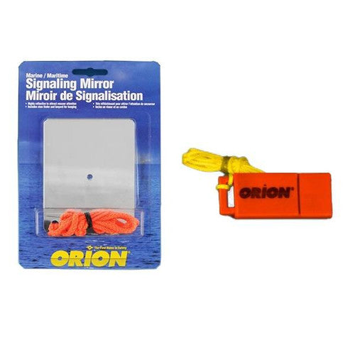 Whistle & Mirror Signaling Kit