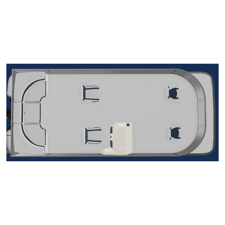 Sunset Collection Complete 18-22' Dual Bucket Fishing Pontoon Seat Package