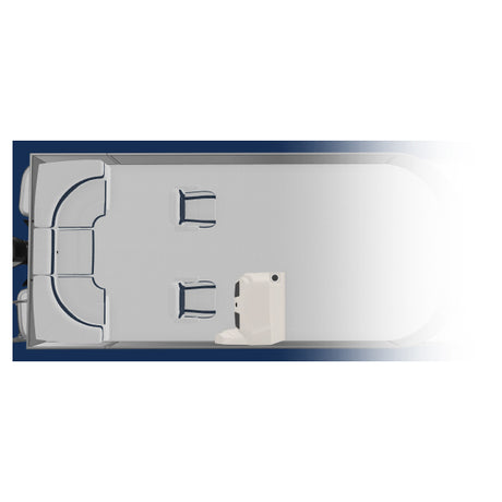 Sunset Collection Dual Bucket Rear Bench & Console Pontoon Seat Package