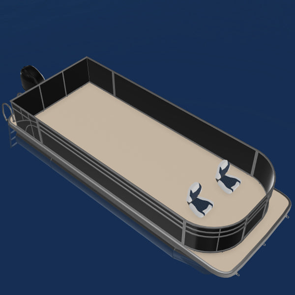 Sunset Collection Dual Folding Seat Pontoon Seat Package