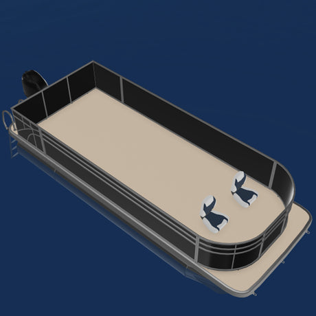 Sunset Collection Dual Folding Seat Pontoon Seat Package