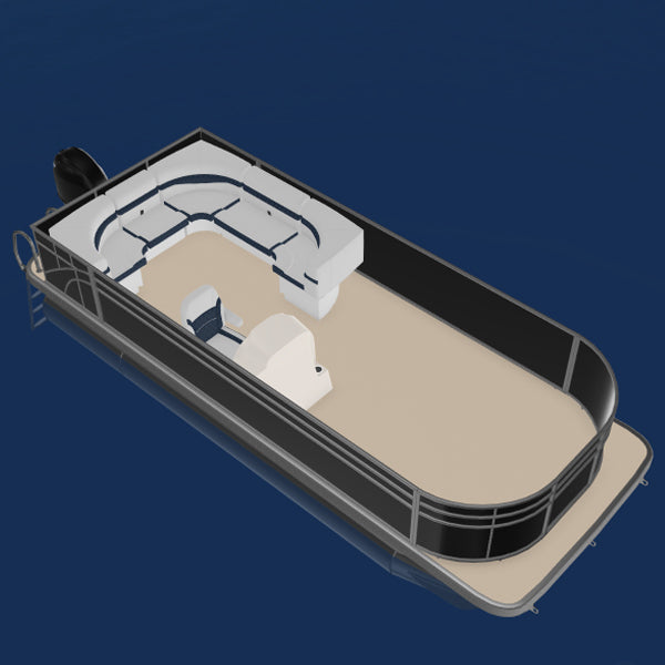 Sunset Collection Rear "L" Pontoon Seat Package