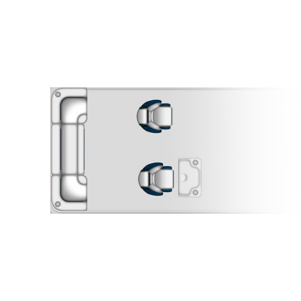 Deluxe Dual Bucket Rear Bench & Console Pontoon Furniture Set