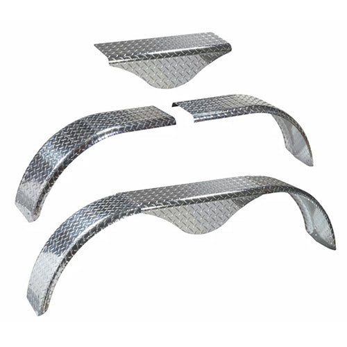 Adjustable Tandem Trailer Fender - Teardrop