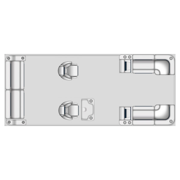 Deluxe 22'+ Dual Bucket Traditional Pontoon Furniture Set