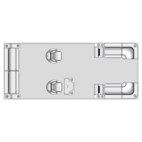 Deluxe 22'+ Dual Bucket Traditional Pontoon Furniture Set