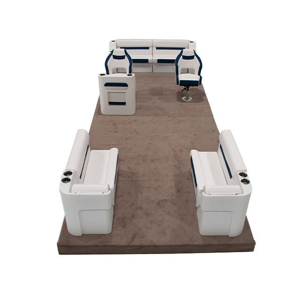 Wise DLX 18'-22' Dual Bucket Pontoon Furniture Set Image