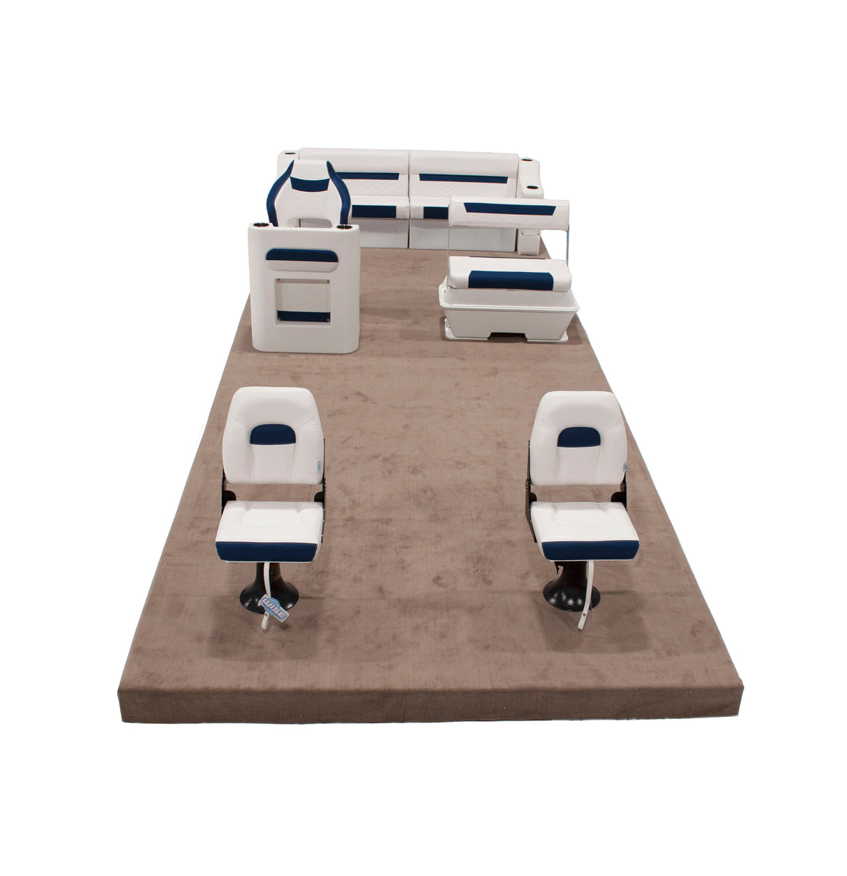 Deluxe Complete 18-22' Fishing Pontoon Furniture Set