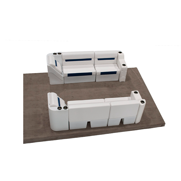 Wise DLX Front Lounge Pontoon Furniture Set Picture