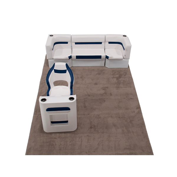 Wise DLX Rear Couch & Console Pontoon Furniture Set Image