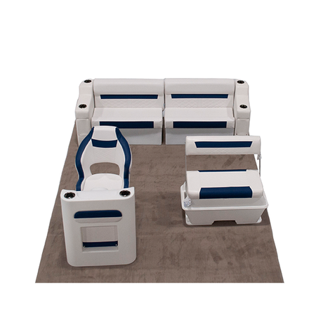 Wise DLX Rear Couch, Console & Swingback Pontoon Furniture Set Thumbnail