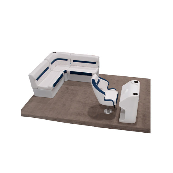 Wise DLX Small Rear L Pontoon Furniture Set Thumbnail Image
