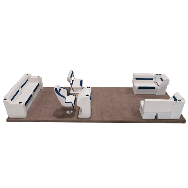 Wise DLX 18'-22' Swingback Full Pontoon Furniture Set Thumbnail image
