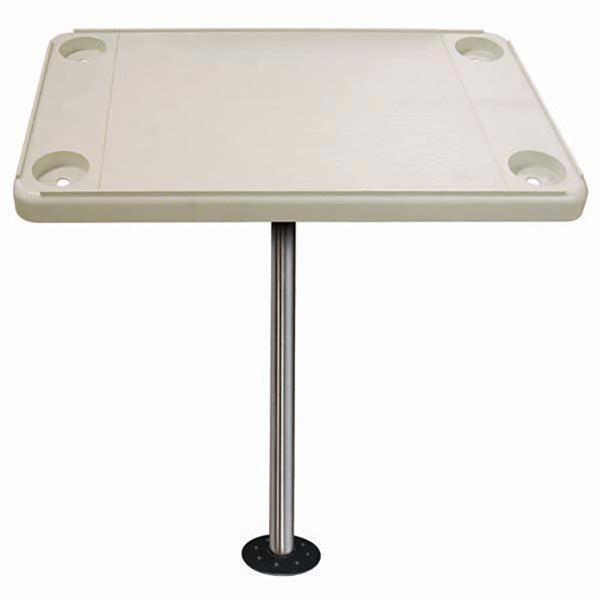 Table Kit Rectangular Ivory W/ Recessed Flushed Mount