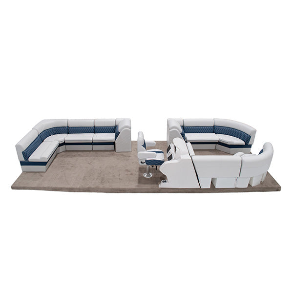 Sunset Collection Rear L Lounge with Front Lounge Pontoon Seat Package Thumbnail Image