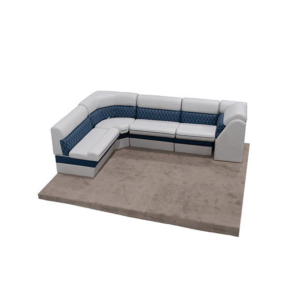 Sunset Collection Rear L Lounge with Front Lounge Pontoon Seat Package Image