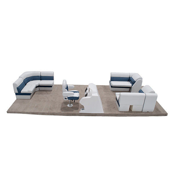 Sunset Rear L & Front Lounge Pontoon Seat Package Thumbnail Image