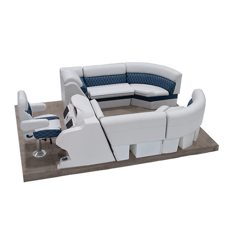 Sunset Collection Rear L with Front Pontoon Seat Package Image