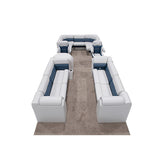 Sunset Dual Bucket 18-22' Pontoon Seat Package