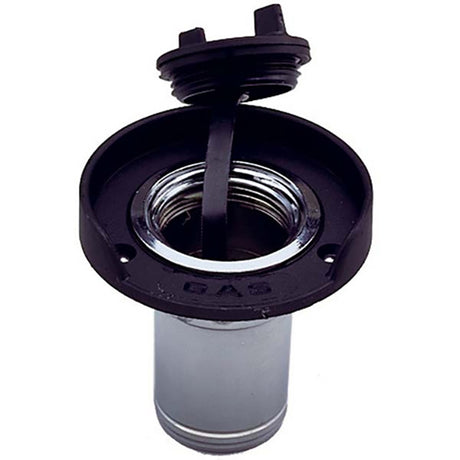 Gas Deck Fill with Black Plastic Cap and Flange