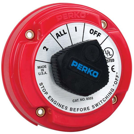 Battery Selector Switch with alternator Field Disconnect
