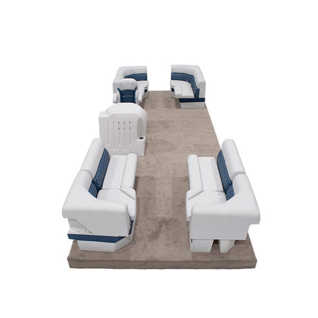 Sunset Front & Rear Lounge Pontoon Seat Package Image