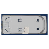 Sunset Collection Complete 18-22' Dual Bucket Fishing Pontoon Seat Package