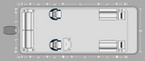Wise DLX 18'-22' Dual Bucket Pontoon Furniture Set Layout and Dimension