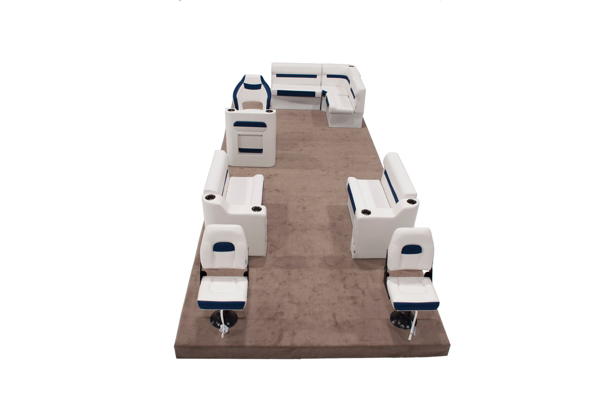 Deluxe 22'+ Fishing Pontoon Furniture Set
