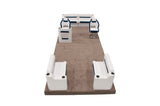Deluxe Complete 18-22' Dual Bucket Fishing Pontoon Furniture Set