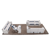 DLX Full Lounge Pontoon Seat Package