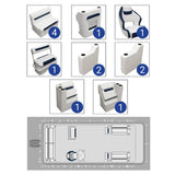 DLX Lounge with Rear Bench & Swingback Pontoon Seat Package