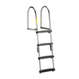Premium Folding Pontoon Transom Boarding Ladder