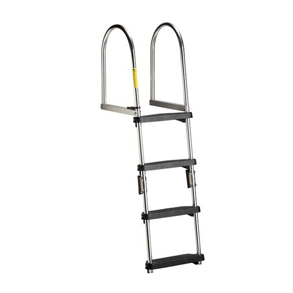 Premium Folding Pontoon Transom Boarding Ladder