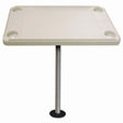 Table Kit Rectangular Ivory W/ Recessed Flushed Mount